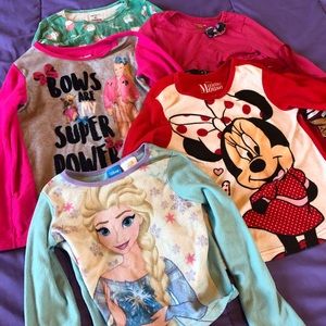 6 Shirts - Girls 4T